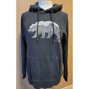 The North Face Women's Bearscape Outdoor Black Hoodie Sweatshirt | Size Small